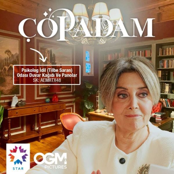Çöp Adam Psikolog İdil ( Tilbe Saran ) Odası Duvar Kağıdı Ve Panolar