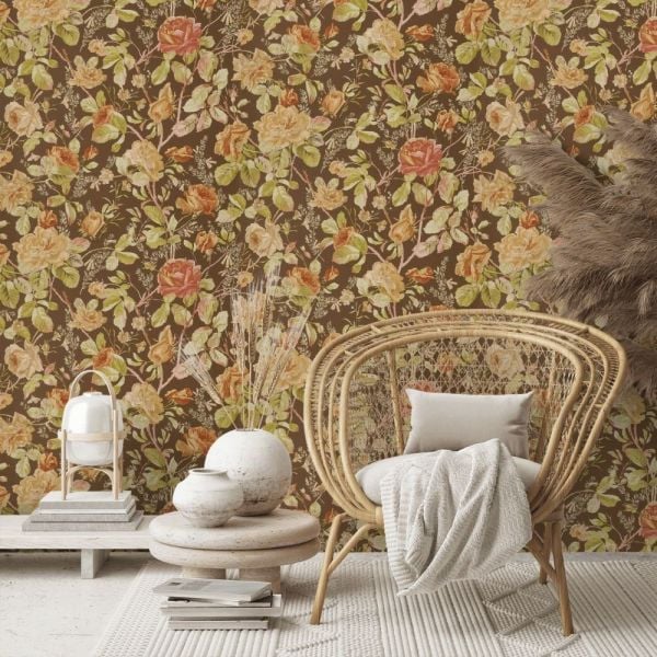 Ralph Lauren Marston Gate Çiçekli Duvar Kağıdı