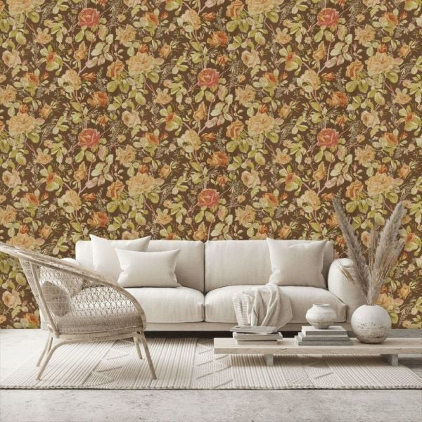 Ralph Lauren Marston Gate Çiçekli Duvar Kağıdı