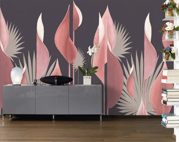 Gül Kurusu Uzun Lale Yaprakları Duvar Kağıdı