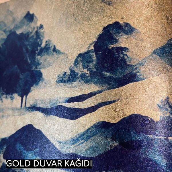 Oymalı Sütunlar Kapılar Ağaçlı Duvar Kağıdı
