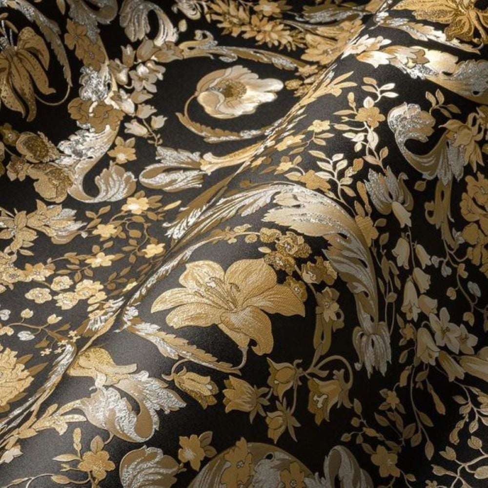 Versace 5 Koleksiyonu Barok Desen Duvar Kağıdı