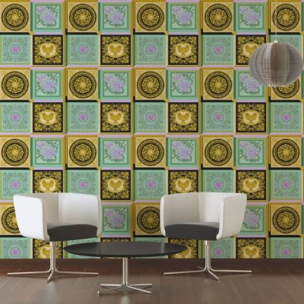 Versace 5 Barocco Mozaik Duvar Kağıdı