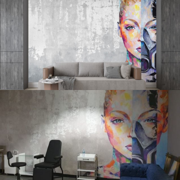 Senden Daha Güzel Dizi Beton Zeminde Face Mask Duvar Kağıdı