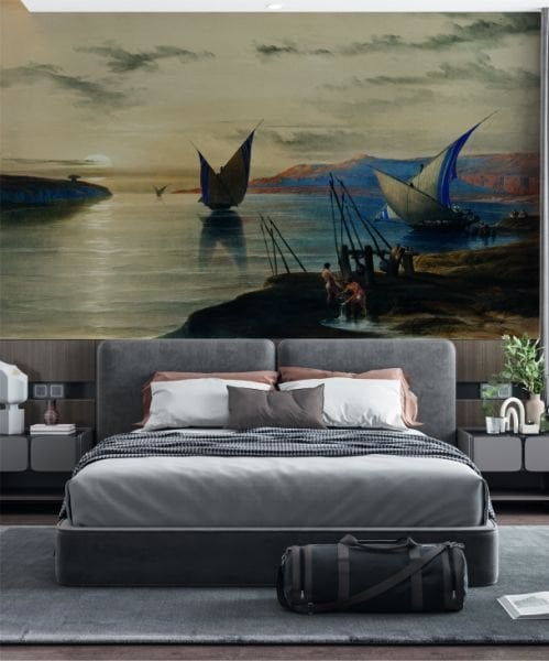 Eski Zamanlarda Tarihi Balıkçılar Duvar Kağıdı