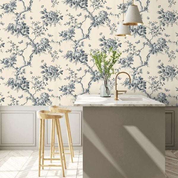 Ashfield Floral Tasarım Duvar Kağıdı