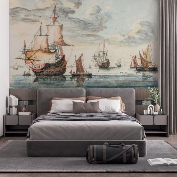 Osmanlı Savaş Gemileri Eski Zamanlar Duvar Kağıdı