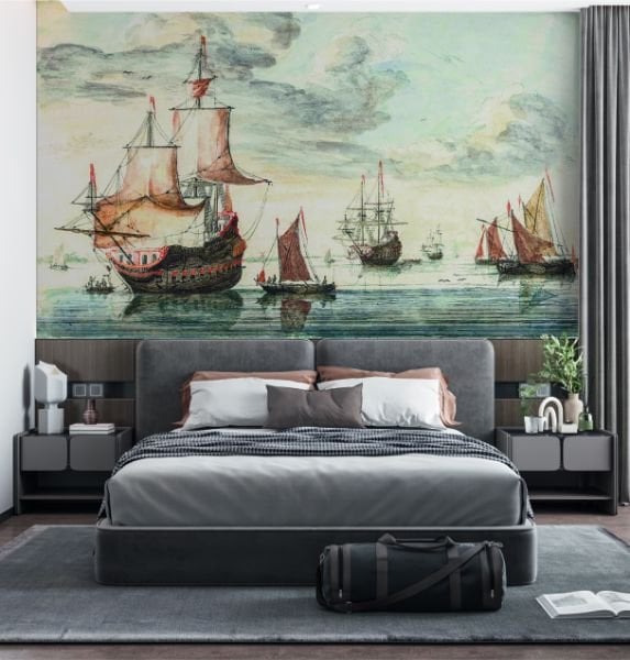 Osmanlı Savaş Gemileri Eski Zamanlar Duvar Kağıdı