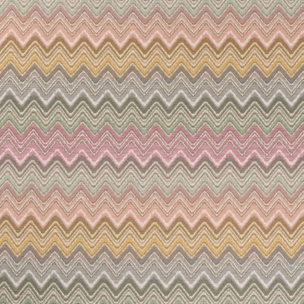 Missoni Desen Zigzag Renkli Döşemelik Kumaş