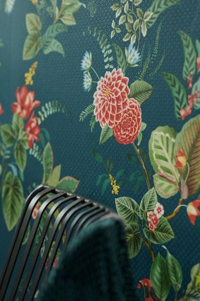 Pip Studio Floris Mavi Duvar Kağıdı
