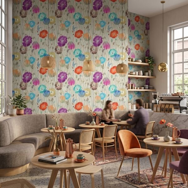 Missoni 2 Home Koleksiyonu Poppies Duvar Kağıdı