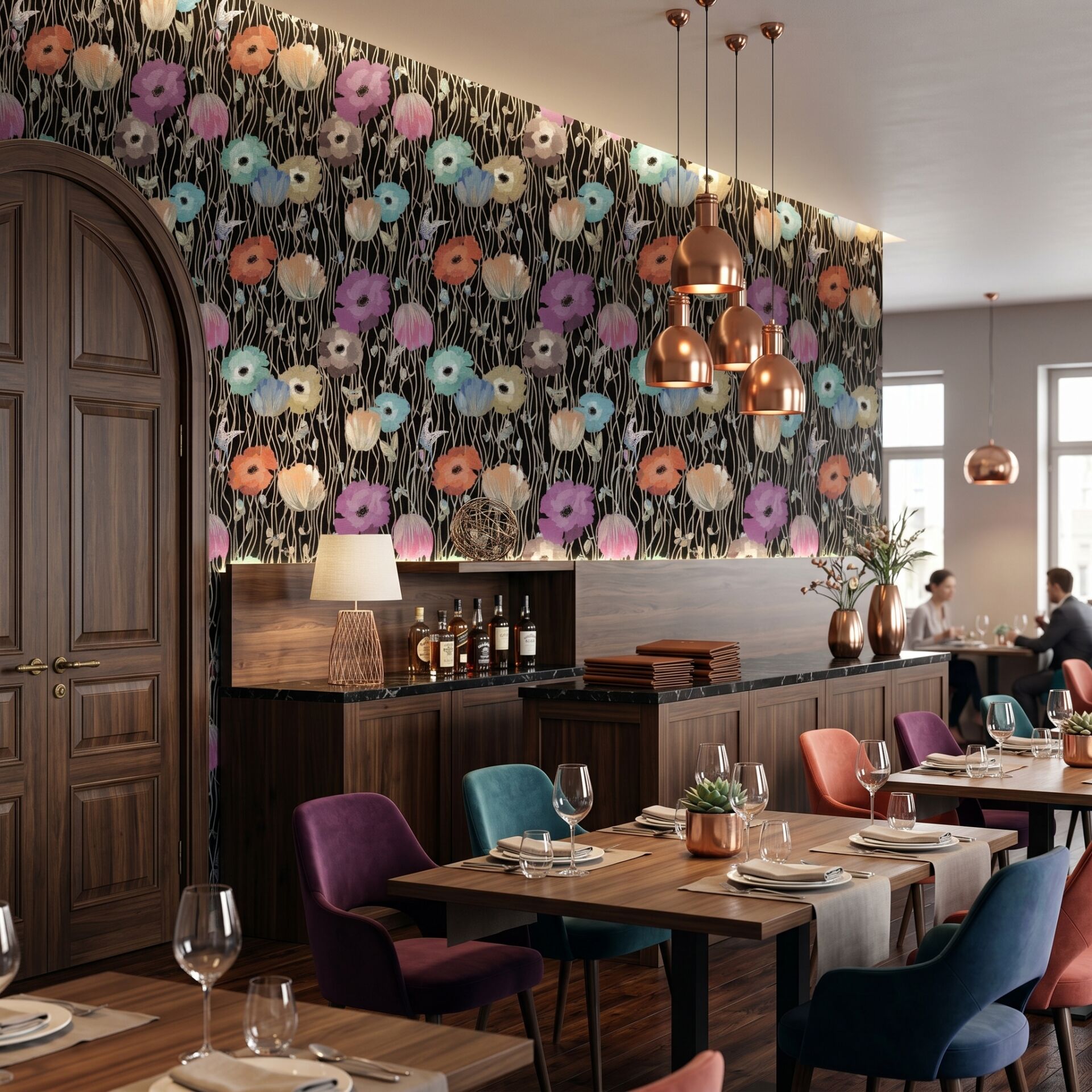 Missoni 2 Home Koleksiyonu Poppies Duvar Kağıdı