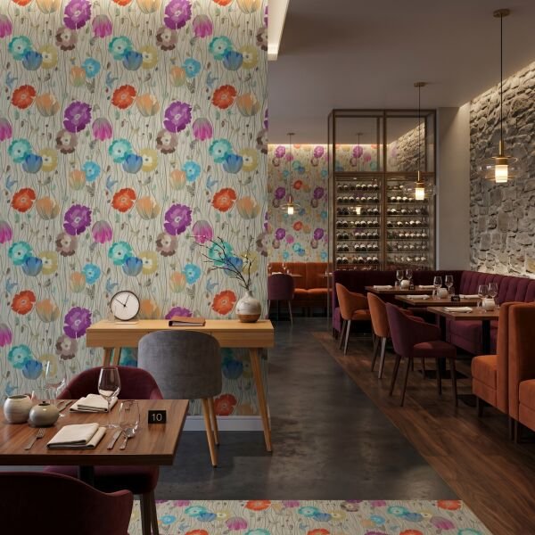 Missoni 2 Home Koleksiyonu Poppies Duvar Kağıdı