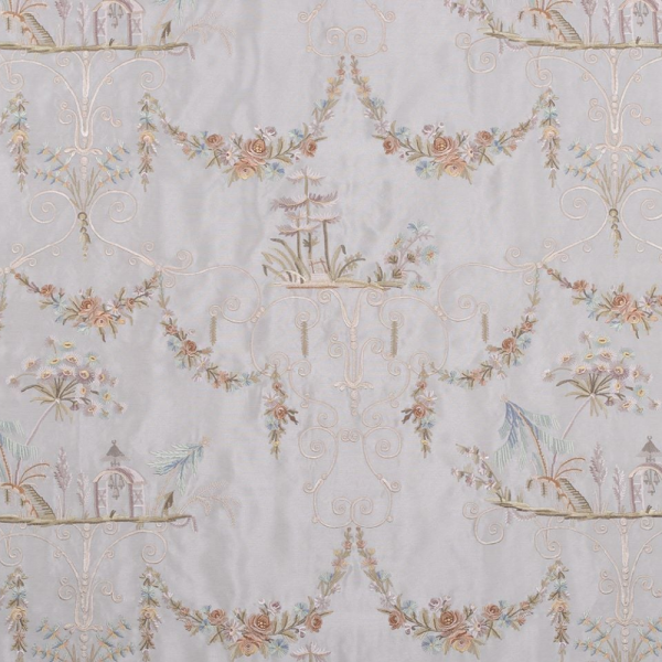 Nakışlı Uzakdoğu Esintisi Döşemelik Kumaş