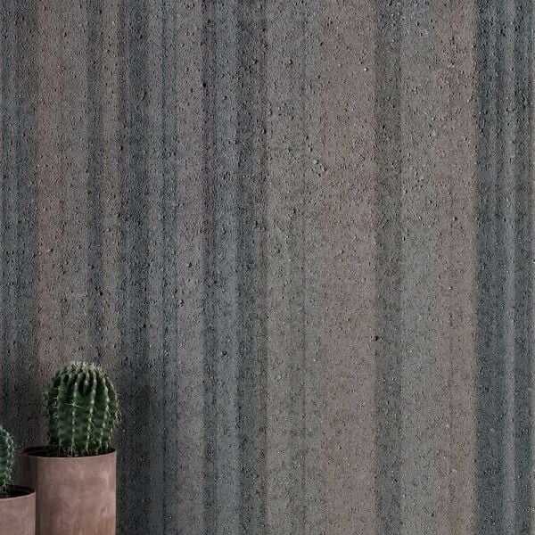 Kahve Gri Tonlarda Çizgili Duvar Kağıdı