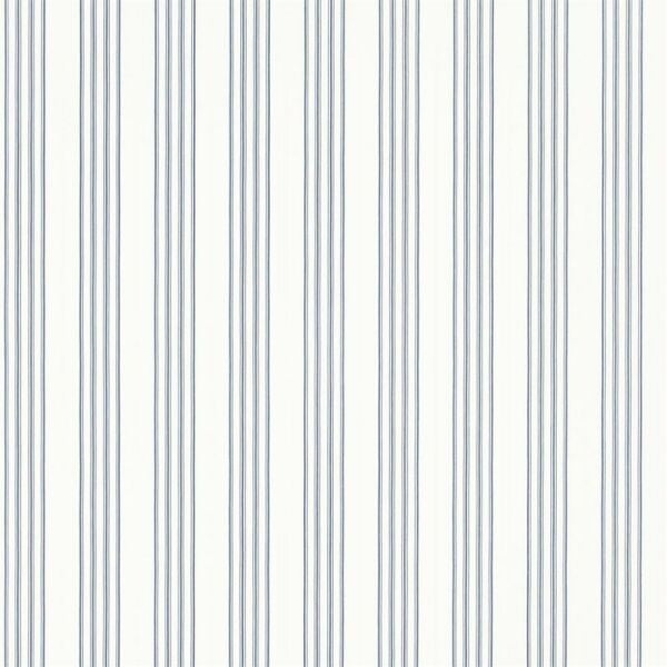 Porselen Mavi İmza Çizgili Duvar Kağıdı