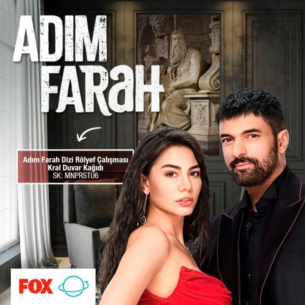 Adım Farah Dizi Rölyef Çalışması Kral Duvar Kağıdı