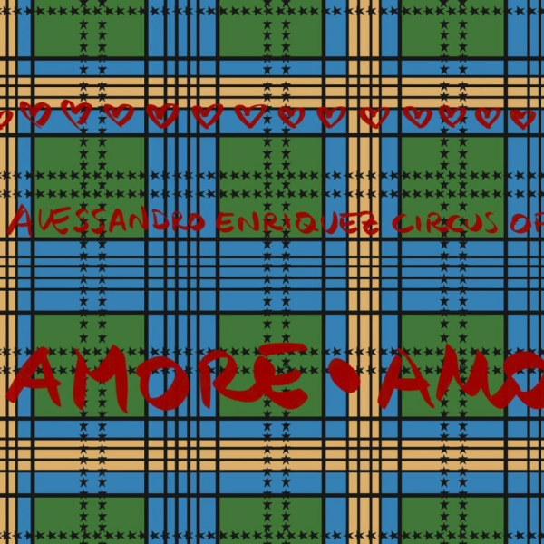 Enriquezland  AmoureCheck Ekoseli Duvar Kağıdı