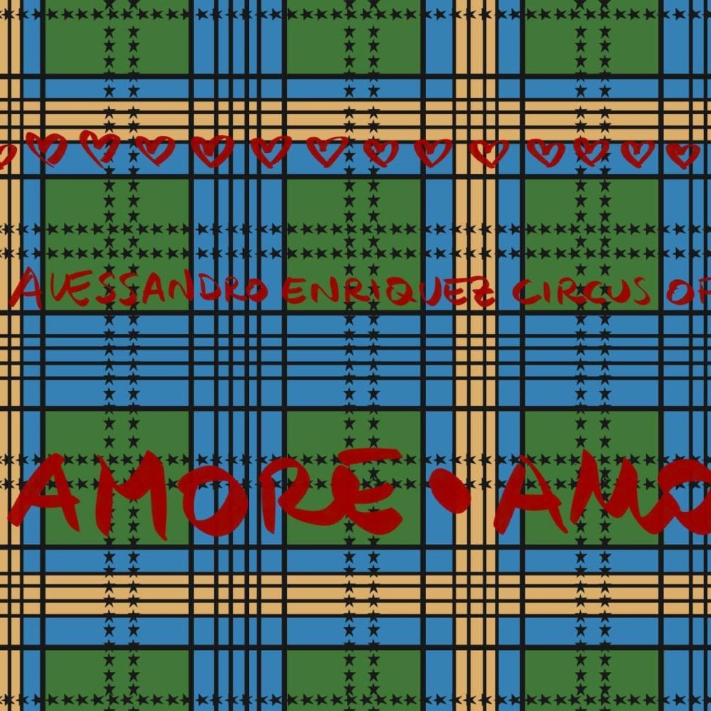 Enriquezland  AmoureCheck Ekoseli Duvar Kağıdı