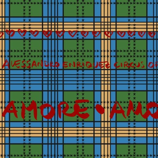 Enriquezland  AmoureCheck Ekoseli Duvar Kağıdı