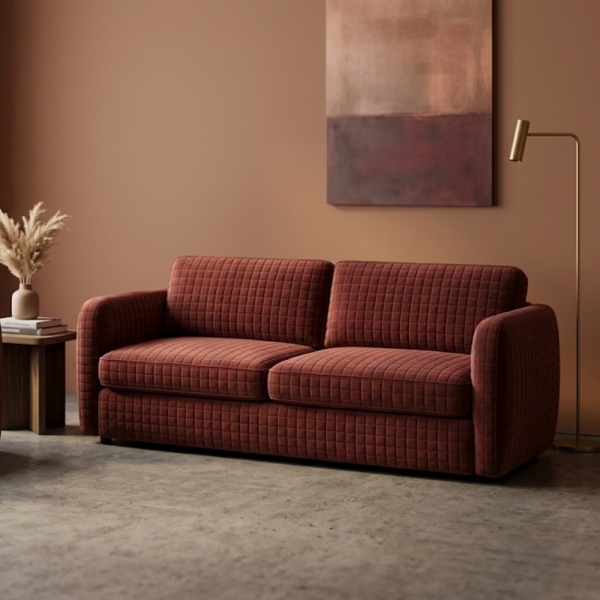 Karo Kadife  Döşemelik Kumaş