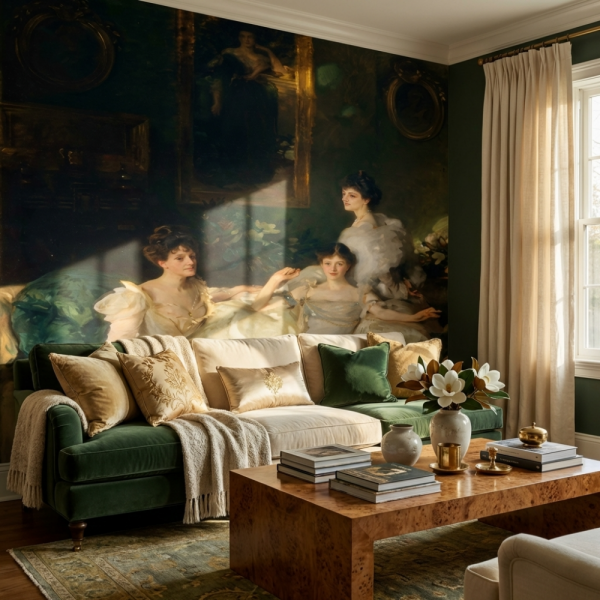 Eski Zamanda Gelinlikli Kızlar Duvar Kağıdı