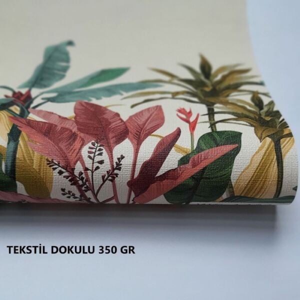 Çizgili Kiremit Antrasit Renkler Duvar Kağıdı