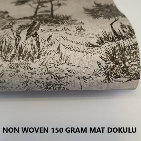 Uva Sepya Renk Balerin Duvar Kağıdı