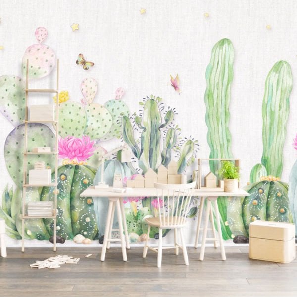 Fresh Postaral Minik Kaktüsler Duvar Kağıdı