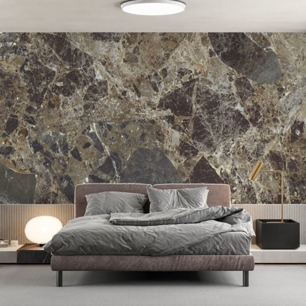 Çatlamış Mermer Görünümlü Duvar Kağıdı